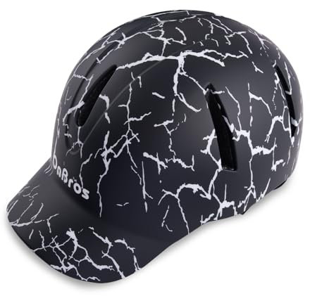 Bike Helmet, OnBros Bike Helmets for Adults, Adjustable Baseball Cap Style Cycle Helmet for Men and Women Lightweight Certified Comfort Extended Sun Visor Bicycle Helmets 56-61CM