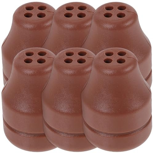 Amosfun 6 STK Ärmel mit Kordelzug Lichter Blackout Sperre Bausatz Kette rollläden ersatzteile fensterladen beschläge fensterdeko Zugende für Rollo Zugende für Jalousien Plastik Chocolate