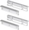 SWAWIS 125mm Schraubstock Schutzbacken, 1 Pair Schonbacken aus Aluminium, Spannbacken mit Magnetenl und Prismen, Ersatzbacken für Schraubstock Klemmbar