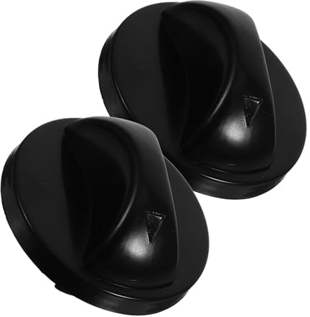 HEALLILY 2 pomos giratorios de repuesto para control de temporizador de ventilador eléctrico, accesorios de interruptor de ventilador fáciles de usar y diseño práctico para un rendimiento fácil de