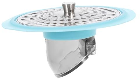 Veemoon Filtre De Vidange Acier Inoxydable Anti-odeur Pour Douche Et Lavabo Tamis Évacuation Avec Clapet Anti-refoulement Capte Cheveux Pour Salle De Bain Installation Facile