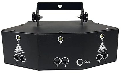 NGBFF Lumière disco, 6 yeux scène lumières sans fil télécommande projecteur Led lampe stroboscopique son fête lumières décoration discothèque Disco pour fête, bar, club, mariage, Halloween, Noël