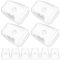 BESTYASH 20 Piezas Protector de Rejilla para Fregadero Pies de Reemplazo para Escurridor de Platos y Cesta de Drenaje y Estable Instalación para Cocinas y Lavaderos