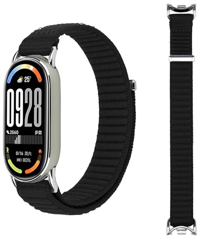 SITAFU Cinturino Compatibile con Xiaomi Mi Smart Band 10/9/8 per Donna Uomo, Cinturini Sportivo Nylon Bracciale di Ricambio Compatibile con Xiaomi Smart Band 10/9/8