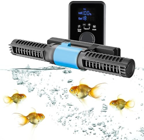 Aquarium Wave Maker DC 24V Gyre Powerhead mit digitalem Controller, magnetische Halterung für Aquariumwasserzirkulation
