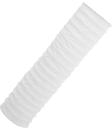 Lampenschirm Papier für Stehlampe, 10mm Loch, Weiß, Modern | Papier und Eisen, zum Aufstecken Stab mit Sicherungsring, für Schlafzimmer und Esszimmer