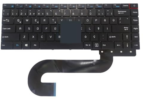 QFFOZSW Türkische Tastatur für Casper Nirwana C350 SCDY-315 TR Notebooks (ohne Hintergrundbeleuchtung) Einfach auszutauschen(5 PCS)
