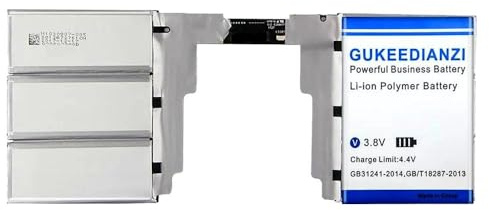 Hochleistungs-Akku, 6000 mAh, kompatibel mit Microsoft Surface Book 2 13,5 Zoll 1835 Tastatur, Ersatz-Tablet-Akku G3HTA049H G3HTA050H (1835 Tastatur), mit komplettem Werkzeugset