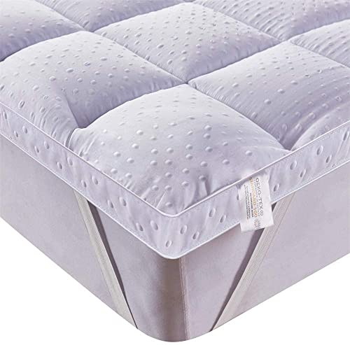 Bedecor 3D Ultra Soft Matratzenauflage,Microfibre Polyester Mattress Pad,rutschfest Antiallergisch Matratzen Topper 90 x 200 cm