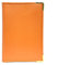 LOLUNA® Porte-Carte Simple 1 à 2 Carte Compact en Cuir Existe en Plusieur Couleur pour Homme et Femme (Orange)