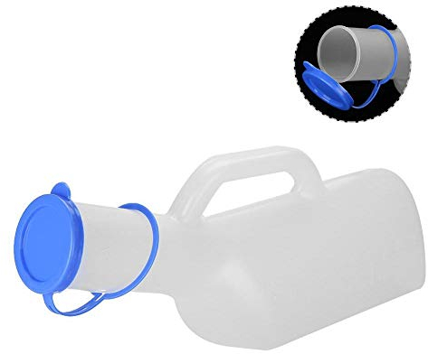Urine Bouteille 1000 ml Portable extérieur Bouteille d'urine avec couvercle enfants adultes de toilettes d'urine Collecteur pour voyage, Container Camionneurs, les hôpitaux