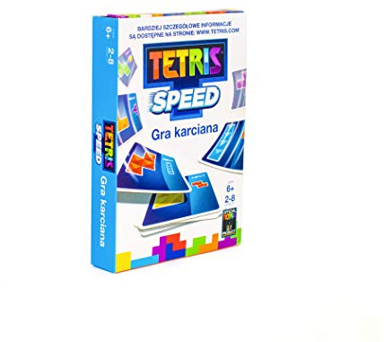 IDEAL , Tetris Speed: Tetris Based Card Game , Card Game , Tetris , for 2-8 Players , Ages 6+
