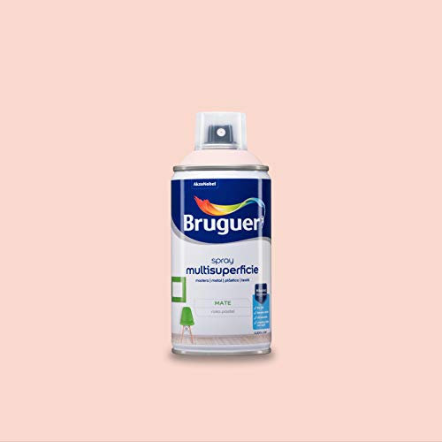Bruguer Acrylic Multisuperficie Esmalte al agua en Spray Mate Rosa Pastel 300 ml