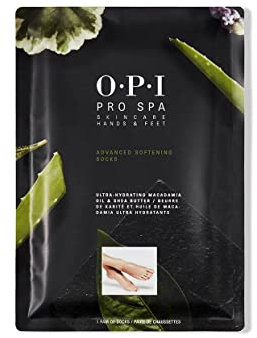 OPI ProSpa Intensive Moisturising Socks, With Macadamia Oil & Shea Butter for anti-ageing and to soften dry skin, Advanced Softening Treatment for Hands