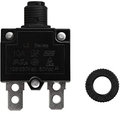 MASO Disjoncteurs thermiques étanches et anti-poussière pour protection contre les surcharges thermiques 10 A L2