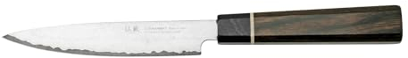 Suncraft VG-10 Black Damascus & Couteau de cuisine & Damas Couteaux de Chef 120 mm & Professionnel Japon Acier 67 couches avec manche en Pakkawood