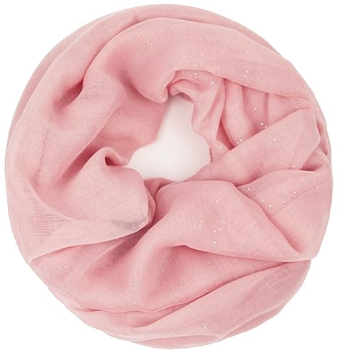 Gloop Damen Loop Schal Schlauchschal, Tuch, leichter Langschal Schlauchschal 01122-01123-P, 01123a5 Rosa, Einheitsgröße
