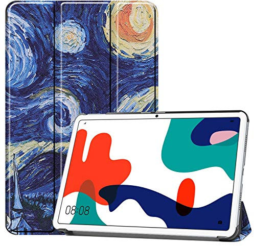 Lobwerk - Funda Protectora para Huawei MatePad BAH3-AL00 BAH3-W09 de 10,4 Pulgadas, con función Atril y función de Encendido y Apagado automático