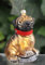 condecoro Mops Christbaumschmuck Hund Christbaumkugel