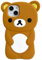 Ultra Thick Soft Silicone Bear Case for Apple iPhone 11 iPhone11 Brown Color Teddy 3D Cartoon Japanese Cute Lovely Adorable Kawaii Kids Girls Women
