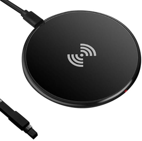Chargeur sans Fil pour Samsung Galaxy A52s Smartphone Induction QI Ultra Plat Bureau (Noir)