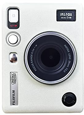 HIYQIN Mini EVO Case, Soft Silicone Protective Case for Fujifilm Instax Mini EVO Instant Camera Lightweight Cover