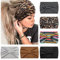 Kavya 6 Pcs Stirnband Damen Breite Elastische Weiche Boho Haarbänder Leopard Print Haarschmuck Yoga Sport Haarband Mehrfarbig Haarreifen Damen