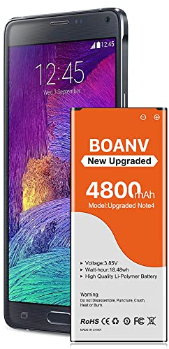 for Galaxy Note 4 Akku, Ersatzakku für Samsung Galaxy Note 4 N910, N910A(AT&T), N910T(T-Mobile), N910V (Verizon), N910P(Sprint), N910U LTE