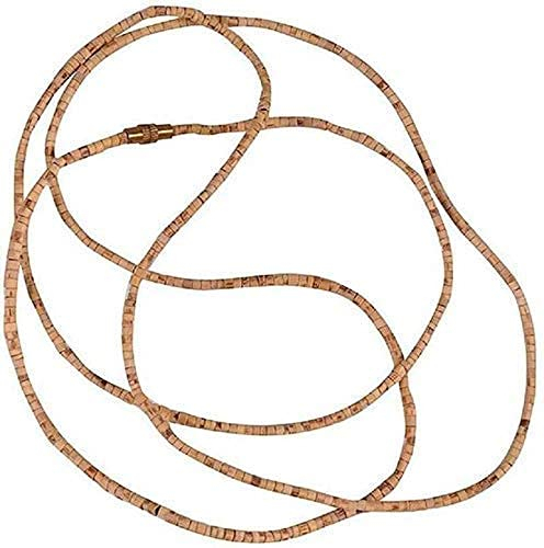 TreegoArt Tulsi Kanthi Mala/Natural Tulasi Kanthi Mala/Original Tulsi Kanthi/ISKCON Tulsi Mala/Vaishnav Tulsi Mala/Basilikum Mala (Größe: 3 mm, Länge: 61 cm)