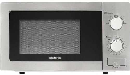 Micro-ondes monfonction OCEANIC MO20S Silver L45x H24 x P32,1 cm 20L