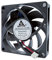 Ventilador 70 mm 24 V DC 70 x 15 mm GDSTIME 01-0,10 A 2,4 W 2 cables axial