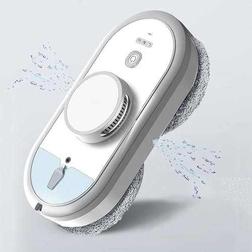 QJJML 2023 Robot Eléctrico Limpiacristales,Robot Limpiacristales con Mando A Distancia para El Hogar