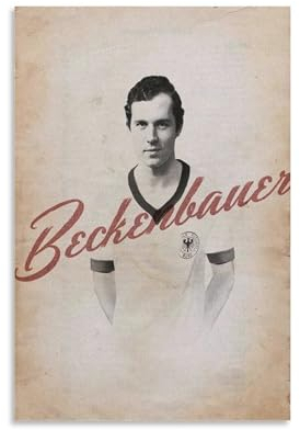 DAGUYS Kunstdruck mit legendären Fußballspielern Franz Beckenbauer, 7 Kunstwerke, Poster, Wandkunst, Gemälde, Leinwanddekoration, Heimposter, 20 x 30 cm