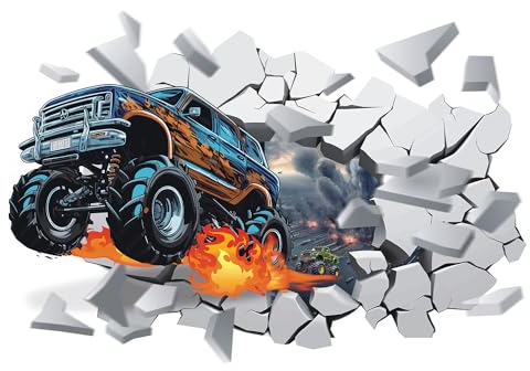 HPNIUB Rennwagen Wandaufkleber Rennauto Autos Junge Wandsticker,Wandtattoo Kinderzimmer Junge Babyzimmer Spielzimmer Wanddeko,Wandtattoo Kinderzimmer Junge