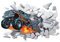 HPNIUB Rennwagen Wandaufkleber Rennauto Autos Junge Wandsticker,Wandtattoo Kinderzimmer Junge Babyzimmer Spielzimmer Wanddeko,Wandtattoo Kinderzimmer Junge