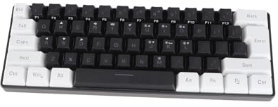 Gaming-TastaturWireyboard61-Tasten-TastaturOmic-TastaturGaming-Tastatur, G61 RGB-Tastatur LED-Hintergrundbeleuchtung 61 Tasten Omic Hanical Feeling Kabelgebundene Gaming-Tastatur