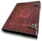 Finun-Lthr Tree of Life 13X10 Inch Leather Journal Folder Ring Binder Brown (3 Ring Binder)