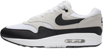 Nike Air Max 1 Essential Men's Shoes (FZ5808-101, White/Summit White/Black)