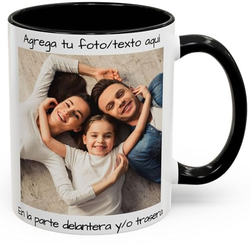 Custom Mug with Picture or Text of Your Uploads, Personalized Mug, Microwave & Dishwasher Safe Ceramic Mug, 325ml