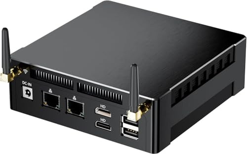 Thdeukoty Mini PC AI, AMD Ryzen 7 8845HS 8 cœurs/14 cœurs jusqu'à 5,1 GHz, Ordinateur de Bureau Windows 11 Pro, 32 Go de RAM DDR5 5600 MHz/1 to de SSD NVME M.2/HDMI/Type-C/Wi-FI 6E/BT 5.3/VESA