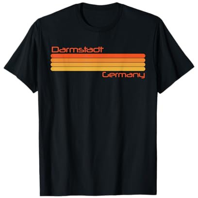Retro Darmstadt Deutschland T-Shirt