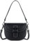 bugatti Zita kleine Schultertasche mit Flap und zwei Schulterriemen, schwarz