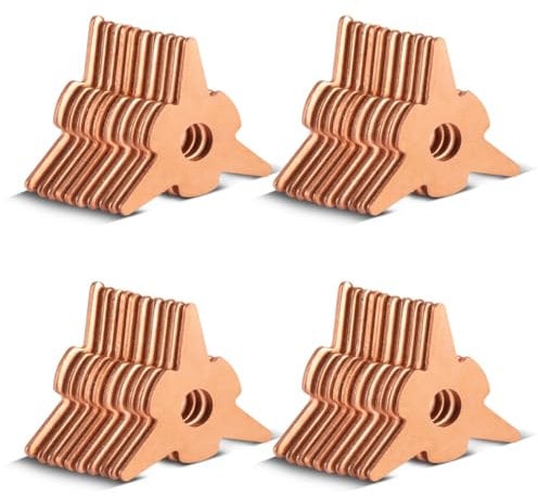 STAHLWERK Ausbeulsterne 40er Set, Smart Repair Zubehör für Ausbeulspotter/Dellenlifter/Punktschweißgerät/Ausbeulwerkzeug zur professionellen Reparatur von Kfz Karosserien