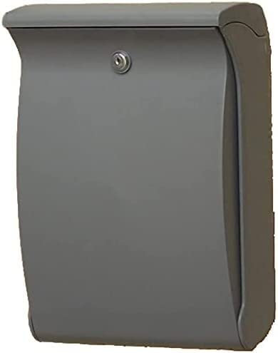 AYCDL Vorschlagskasten, Briefkasten, Schlüsselkasten, ABS-Kunststoff, UV-beständig, langlebig, lichtecht, geeignet für Zuhause, 3 Stück (Grau)
