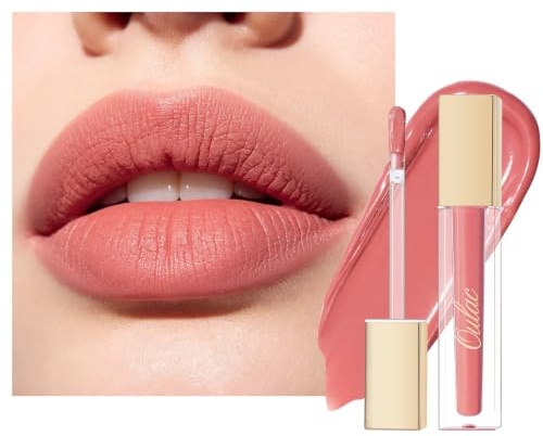 Oulac Matte Pink Lipstick for Women, Liquid Lip Gloss Long Lasting Lip Stain, High Impact Lipcolour, Waterproof Lightweight Soft, Vegan & Cruelty-Free M31