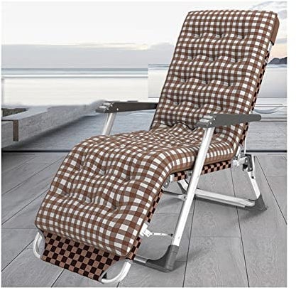 Schwerelosigkeitsstühle, Terrassen-Loungesessel, Strandstuhl für den Außenbereich mit Kissen, verstellbarer, klappbarer Liegestuhl, Poolstühle für Camping am Pool, im Hof, am Strand, Stahlrahmen