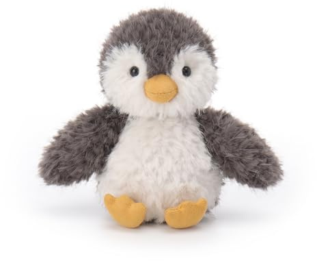 Apricot Lamb Pete Pinguin Plüschtier Kuscheltier Stofftier Grau 15cm