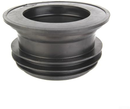 Eawfgtuw Für WC-Flanschdichtungsring für 100–110 mm PVC-Rohr, Gummidichtung zur Vermeidung von Verschütten von Bodenauslässen, kompatibel mit integrierten, geteilten und (C)