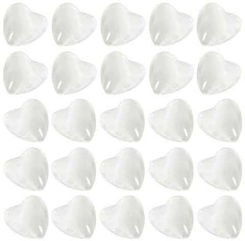 SOESFOUFU 100 Stück Teiliges Transparentes Glas-nagellack-display Beidseitig Nutzbare Nagelfarben-tafel Haltbar für Gel Pulver zur Farbdarstellung im Nagelbereich