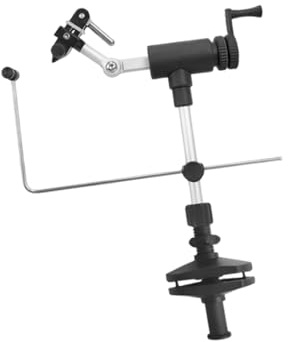 kowaku Morsetto Rotante per La Costruzione di Mosche Artificiali, Ideale per Appassionati di Pesca. Portatile per Esche Artificiali E Jig.